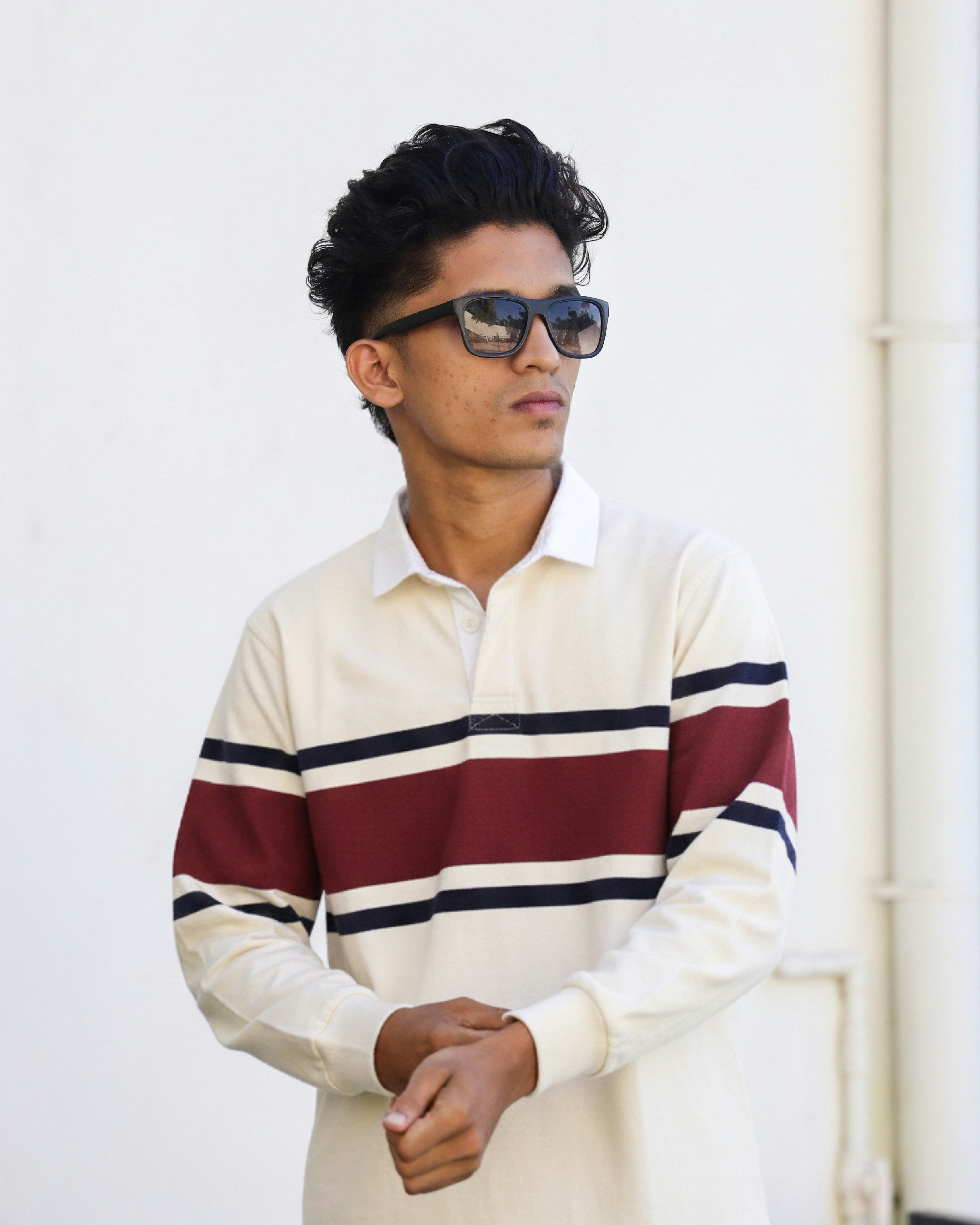 Polo Shirt - Rugby/Long-Sleeved